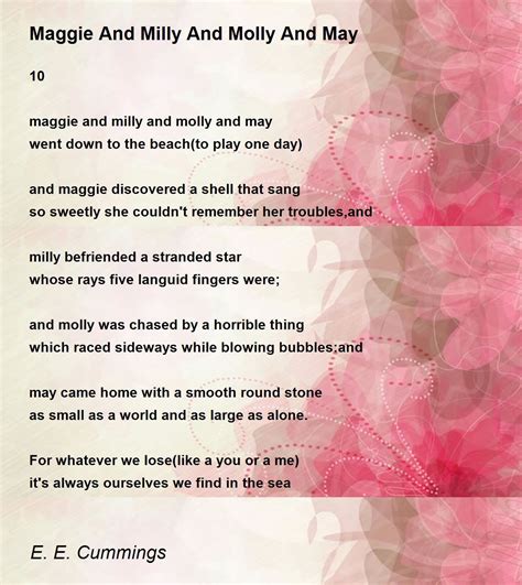 maggie and millie and molly poem